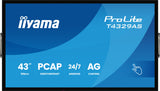 iiyama T4329AS-B1AG computerskærm 108 cm (42.5") 3840 x 2160 pixel 4K Ultra HD LED Berøringsskærm Sort