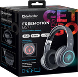 Defender FREEMOTION B571 LED Headset Kabel & trådløs Opkald/Musik/Sport/Hverdag Bluetooth Grå