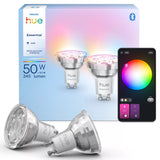 Philips Hue White and Color ambiance Essential GU10 - spots - 345 lm - 4,7 W - 2-pak