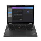 Lenovo ThinkPad X13 2-in-1 Gen 5 Intel Core Ultra 5 125U Hybrid (2-i-1) 33,8 cm (13.3") Berøringsskærm WUXGA 16 GB LPDDR5x-SDRAM 512 GB SSD Wi-Fi 6E (802.11ax) Windows 11 Pro Sort Tysk