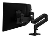 Ergotron LX Pro Series 45-684-292 skærmbeslag og -stativer 68,6 cm (27") Skrivebord Sort