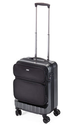 TROIKA LUG02/CB bagage Trolley Hård skal Grå 47 L Acrylonitrilbutadienstyren, Nylon, Polykarbonat (PC)