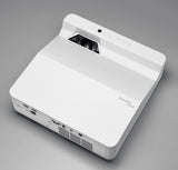 Optoma ZW410UST Ultrakort projektor med kort projiceringsafstand 4000 ANSI lumens DLP WXGA (1280x800) 3D Hvid