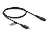DeLOCK 91797 el-ledning Sort 1,2 m USB C 2-polet