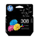 HP 308 trefarvet Original Ink-blækpatron