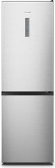 Hisense RB390N4BCC Fritstående 304 L Grå, Rustfrit stål