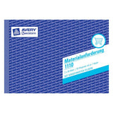 Avery 1110 administrationsbog Blå, Hvid