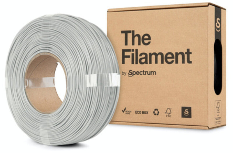 Spectrum Filaments TF-24044 3D print materiale Polymælkesyre (PLA) Grå 1 kg