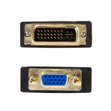 LogiLink AD0001 videokabel adapter VGA (D-Sub) DVI-I Sort