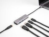 DeLOCK 64239 interface hub USB 3.2 Gen 1 (3.1 Gen 1) Type-C 5000 Mbit/s Grå