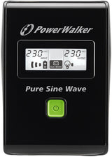 PowerWalker VI 800 SW UPS-enhed Interaktivt indgangsstik 0,8 kVA 480 W 2 AC stikkontakt(er)