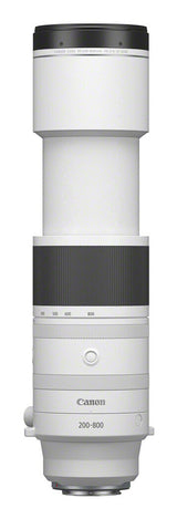 Canon RF 200-800 mm F6.3-9 IS USM MILC Telefoto zoomobjektiv Sort, Hvid