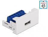 DeLOCK 81343 kabelsamler USB 2.0 Typ-A Hvid