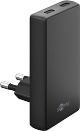 Goobay 75721 oplader til mobil enhed Universel Sort Vekselstrøm Hurtig opladning Indendørs