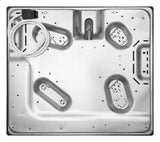 Amica PGD6101APR kogeplade Rustfrit stål Indbygget 59 cm Gaskomfur 4 zone(s)