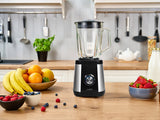 Lafe LAFBLE46185 blender Bordplade blender 600 W Sort, Rustfrit stål, Transparent