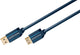 ClickTronic 3m USB 3.0 A/A m/f USB-kabel USB 3.2 Gen 1 (3.1 Gen 1) USB A 5 Gbit/sek. Blå