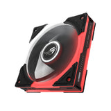 ASUS ROG Eurux GR120 ARGB Reverse Fan - Triple Pack Computerkabinet Ventilator 12 cm Sort, Hvid 3 stk
