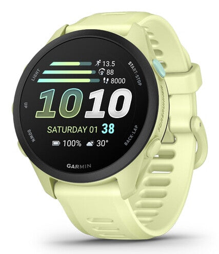 Garmin Forerunner 70 3,05 cm (1.2") AMOLED 43 mm Digital 390 x 390 pixel Berøringsskærm Lime GPS (satellit)