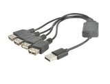 Prokord USB-0072 interface hub USB 2.0 Sort