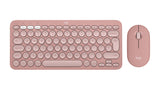 Logitech 920-012241 tastatur Mus inkluderet Universel RF trådløs + Bluetooth QWERTY US International Lyserød