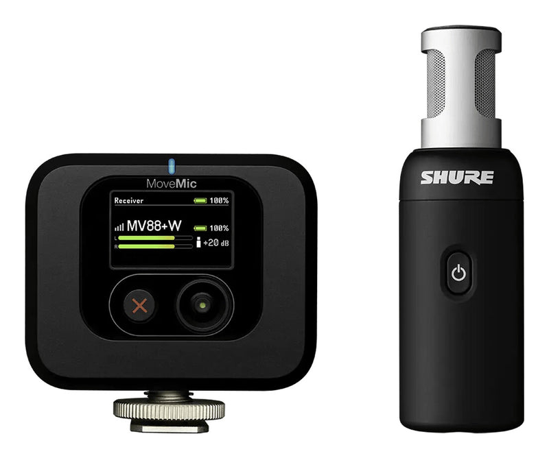 Shure MoveMic 88+ Sort Mikrofon til interview