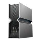 TP-Link Archer BE800 trådløs router Multi-Gigabit Ethernet Tri-band (2,4 GHz/5 GHz/6 GHz) Sort, Rustfrit stål