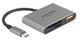 DeLOCK 91016 kortlæser USB 3.2 Gen 2 (3.1 Gen 2) Type-C Grå