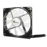 Inter-Tech L-12025 Aura Computerkabinet Ventilator 12 cm Sort