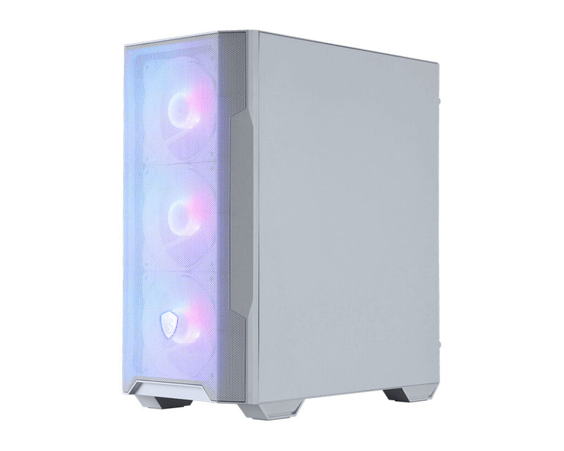 MSI MAG Forge M100R Micro Tower Transparent, Hvid