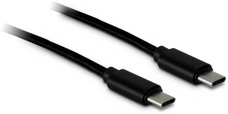 Inter-Tech 88885462 USB-kabel 1 m USB C Sort