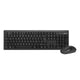 2Direct ID0104 tastatur Mus inkluderet Hjemme/kontor RF trådløst QWERTZ Tysk Sort