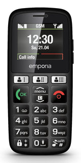 Emporia emporiaHAPPY 4,6 cm (1.81") 70 g Sort Begynder telefon