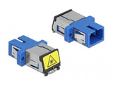 DeLOCK 86888 fiber adapter SC/SC 1 stk Blå