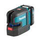 Makita SK106DZ laser niveau Linje-/punktniveau 25 m 635 nm (< 5 mW)