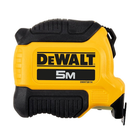 DeWALT DWHT38114-0 målebånd 5 m Polyamid, Gummi Sort, Gul