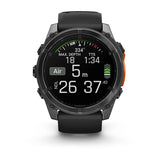 Garmin Fenix 8 3,56 cm (1.4") AMOLED 51 mm Digital 454 x 454 pixel Berøringsskærm Grå Wi-Fi GPS (satellit)