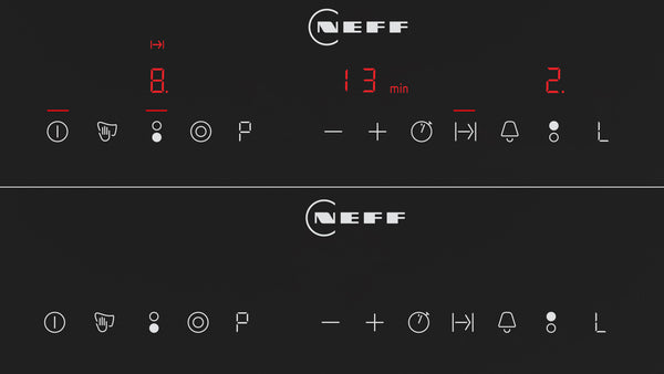 Neff T13TDF9L8 kogeplade Sort Indbygget 30 cm Keramisk 2 zone(s)
