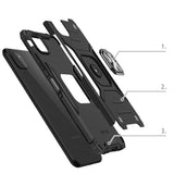 Wozinsky 9111201944909 mobiltelefon etui 16,3 cm (6.4") Cover Sort