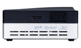 GIGABYTE BRIX Standard-kast projektor 75 ANSI lumens DLP WVGA (854x480) Sort, Sølv