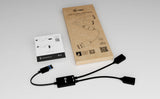 i-tec USB-A Cable HUB 2 port (2x USB-A) USB-kabel USB 3.2 Gen 1 (3.1 Gen 1) 0,1 m USB A 2 x USB A 5 Gbit/sek. Sort
