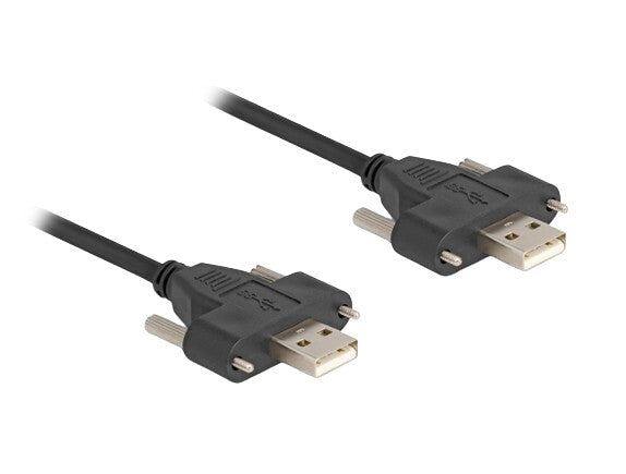 DeLOCK 80479 USB-kabel USB 2.0 1 m USB A 0,48 Gbit/sek. Sort