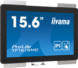 iiyama ProLite TF1615MC-B1 computerskærm 39,6 cm (15.6") 1920 x 1080 pixel Fuld HD Berøringsskærm Sort