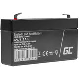 Green Cell AGM52 UPS batteri Blybatterier (VRLA) 6 V 1,2 At