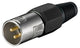 Goobay 11749 kabelsamler XLR (3-pin) Sort, Metallic