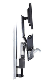 Ergotron StyleView Sit-Stand Combo System with Worksurface 61 cm (24") Væg Aluminium
