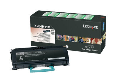 Lexmark X264H11G tonerpatron 1 stk Original Sort