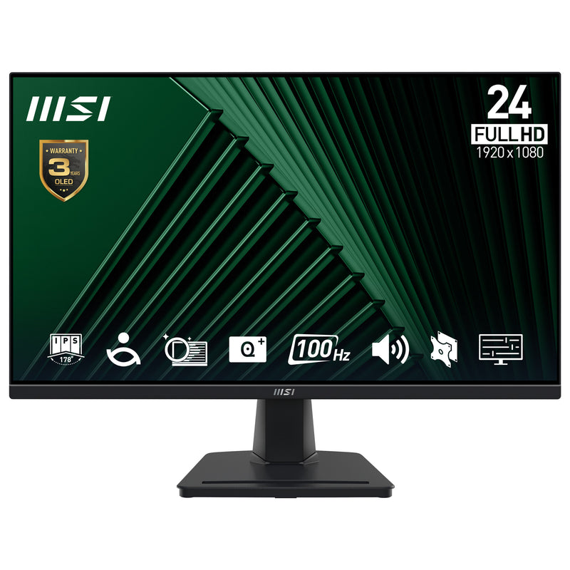 MSI Pro MP245G computerskærm 60,5 cm (23.8") 1920 x 1080 pixel Fuld HD LCD Sort