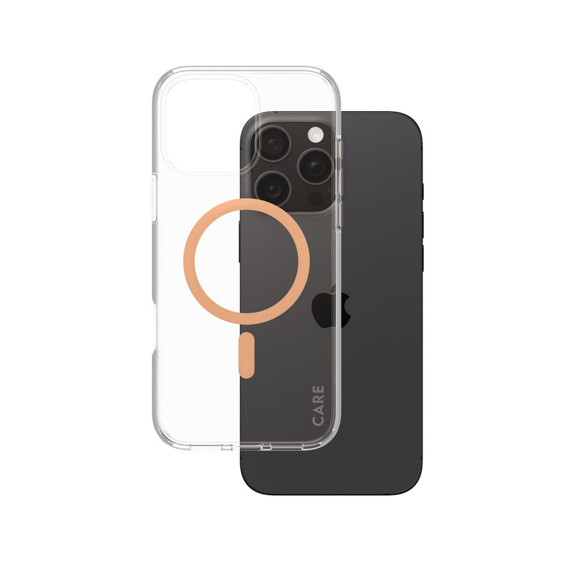 PanzerGlass CARE™ by ® Urban Combat Case Transparent m. Peachy MagSafe iPhone 16 Pro Max
