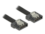 DeLOCK 0.2m 2xSATAIII SATA-kabel 0,2 m Sort